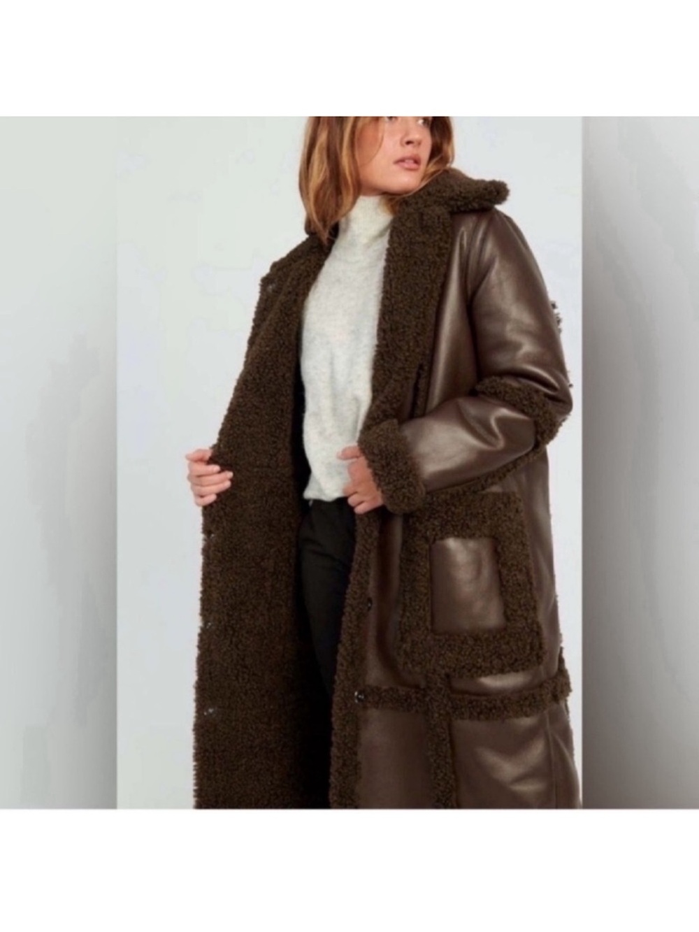 Stand Studio - Patrice Faux Shearling Coat